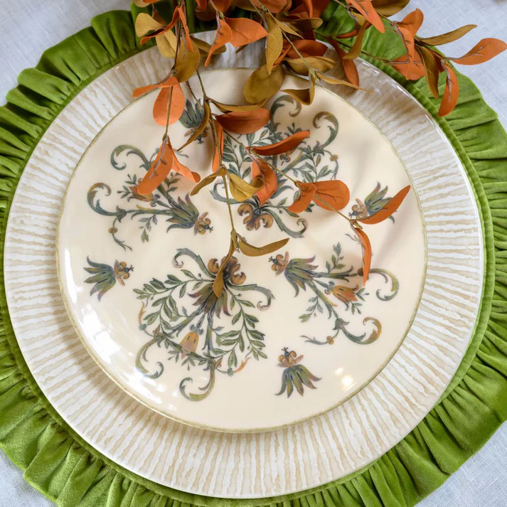 Striped Charger - Cream - Image 2