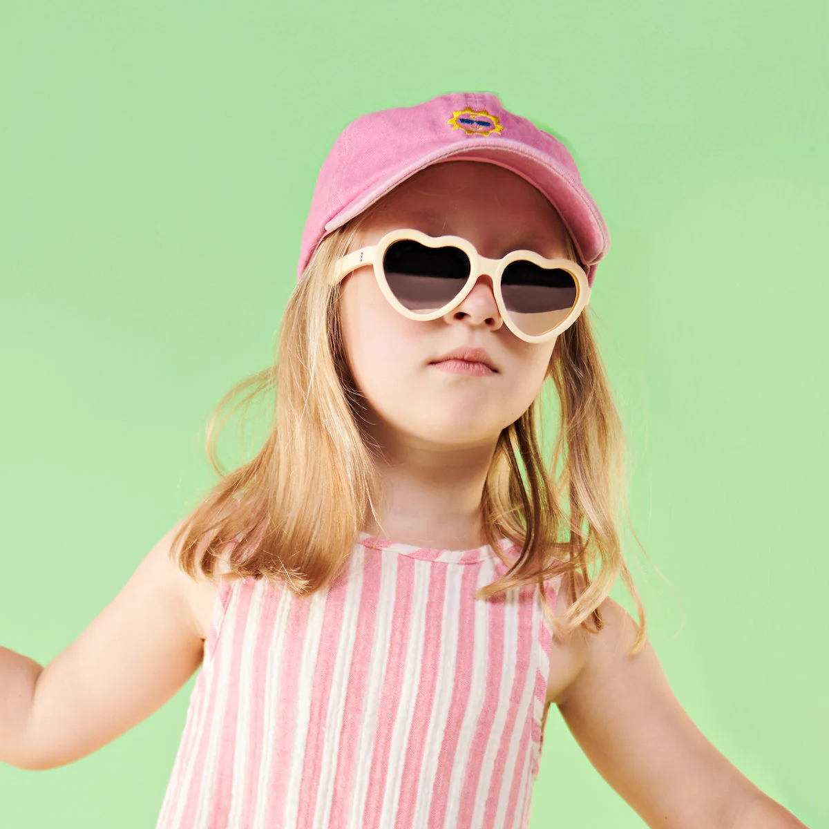 Sweet Cream Heart | Polarized Rose Gold Mirrored Lenses - Image 6
