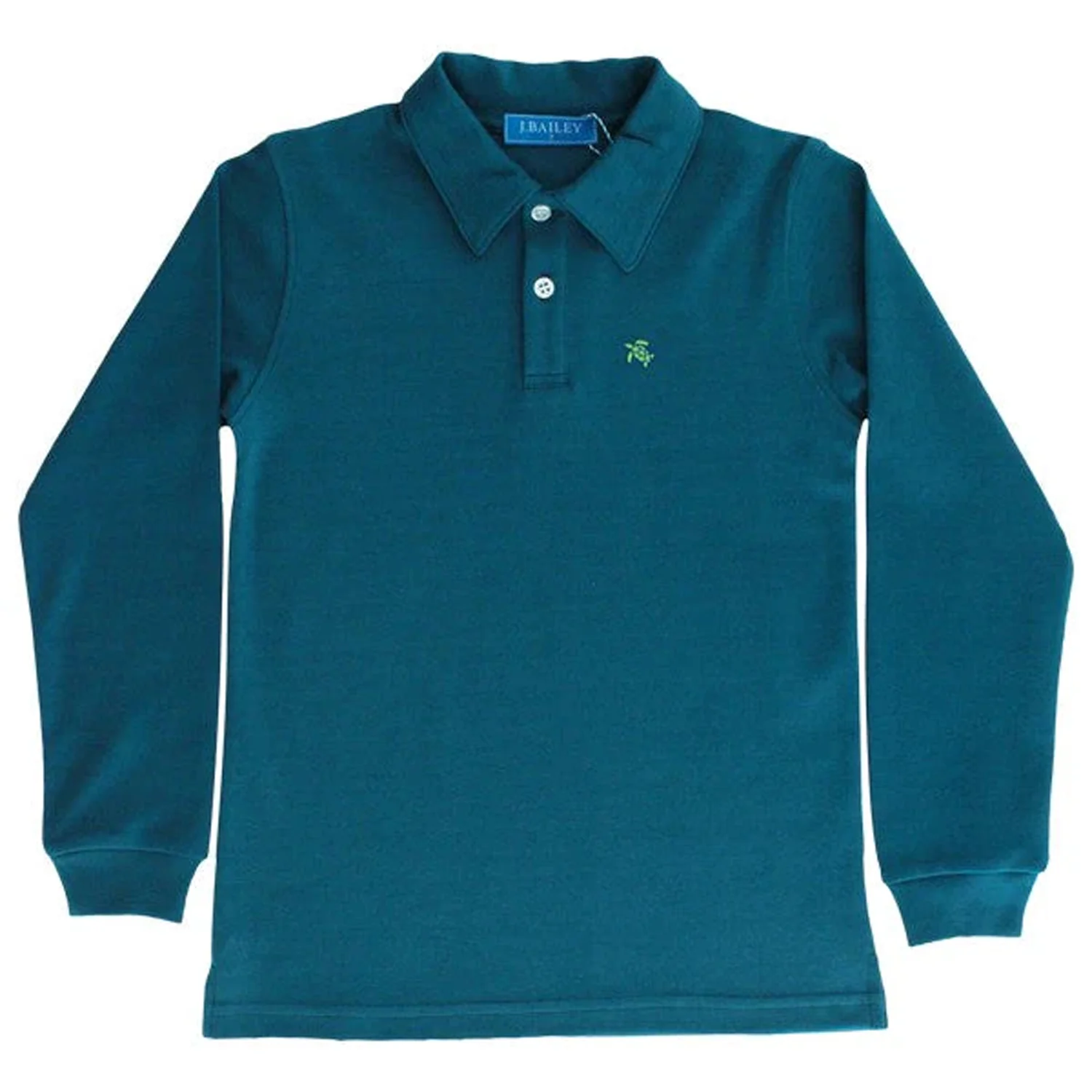 Teal Long Sleeve Harry Polo - Image 3
