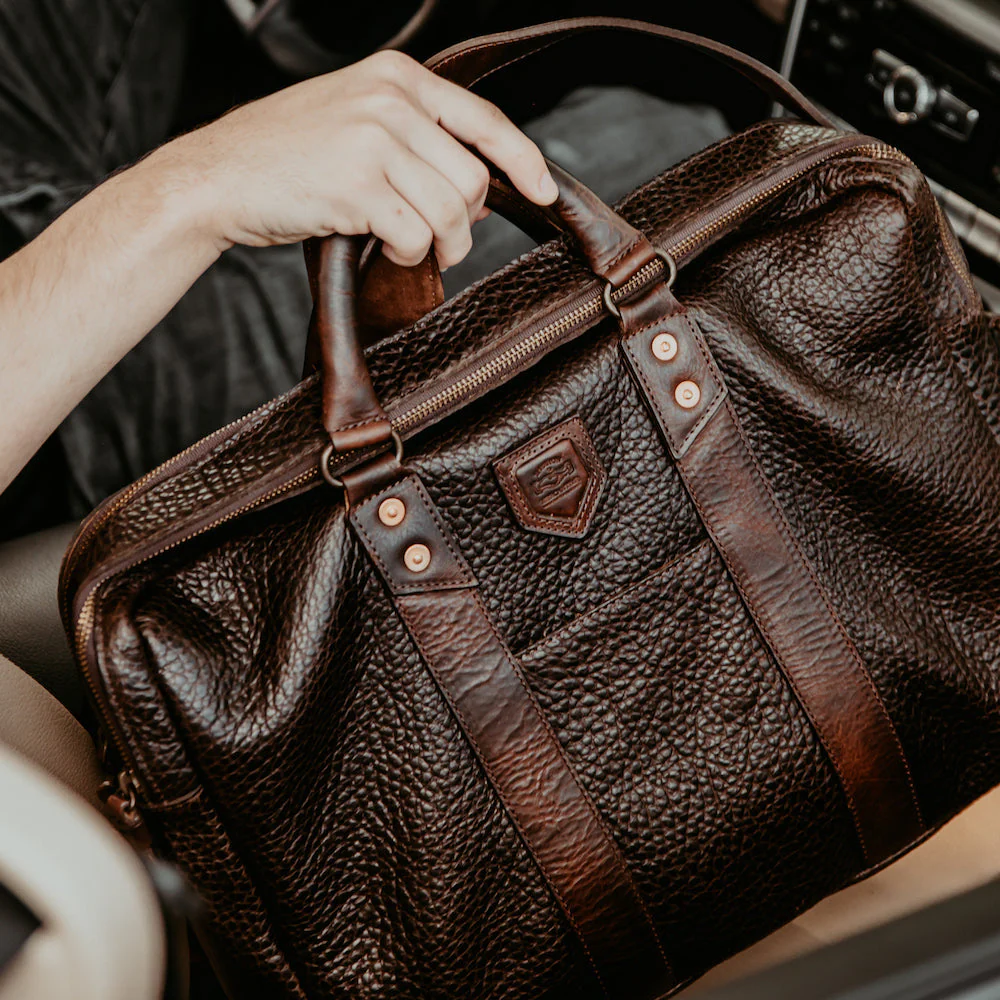 Theodore Leather Briefcase - Image 6