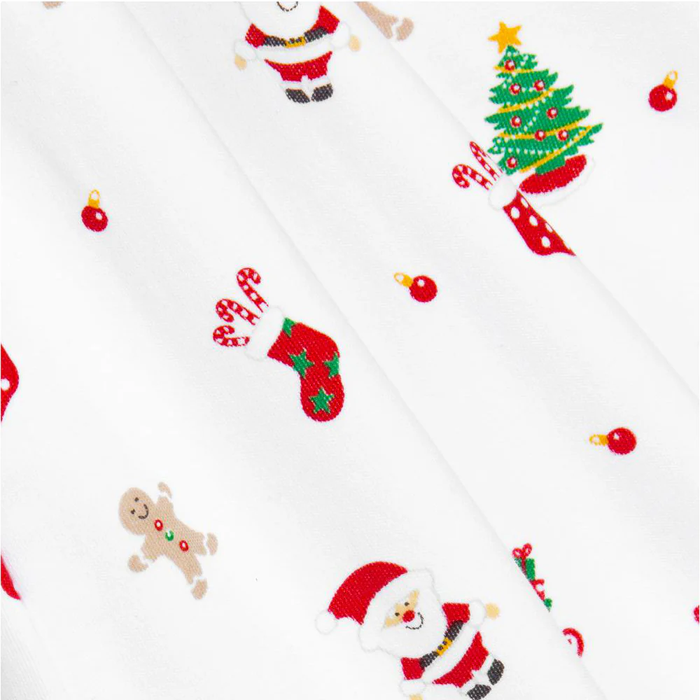 'Tis the Season Christmas Footie With Zipper - Image 3