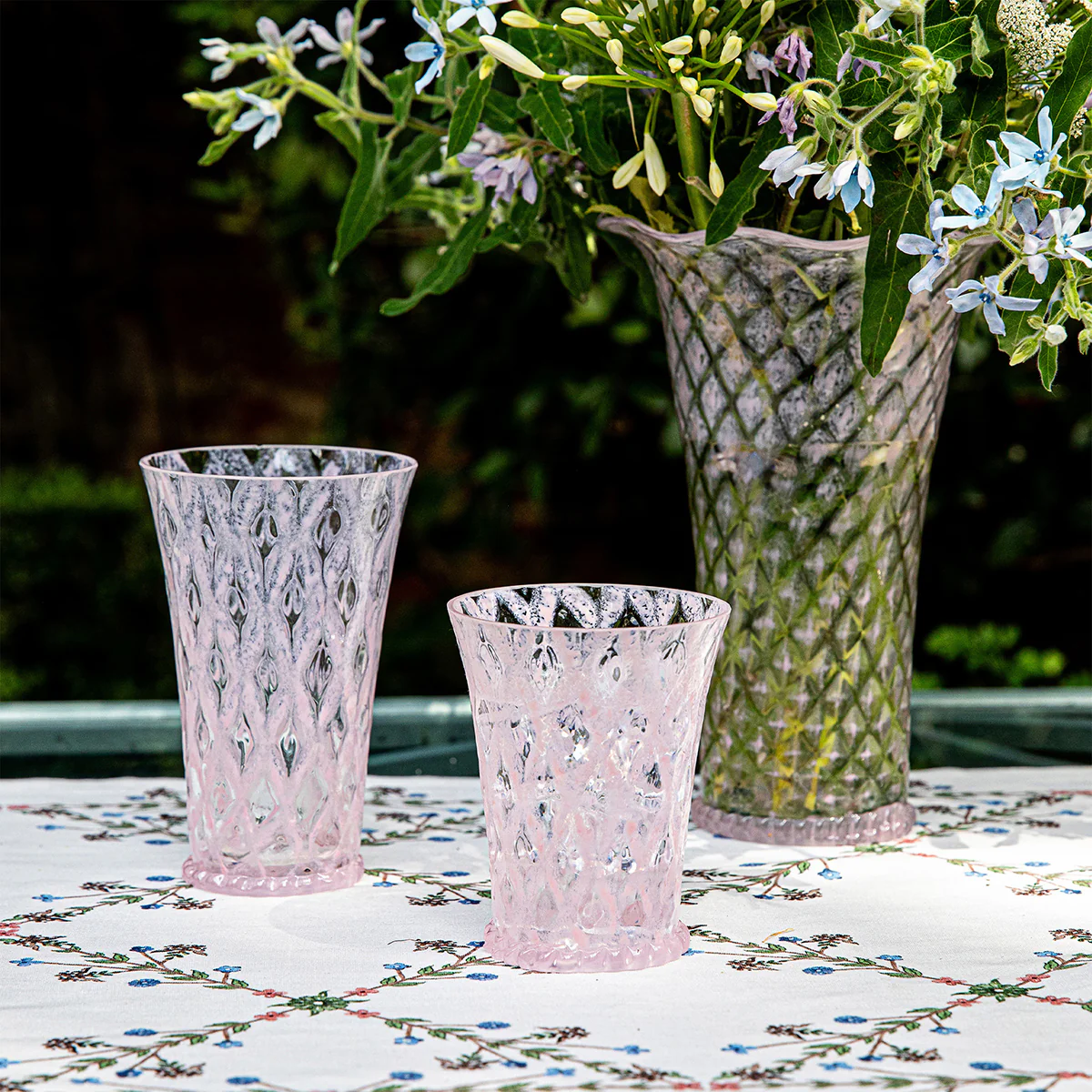 Trellis Small Tumbler - Blush - Image 3