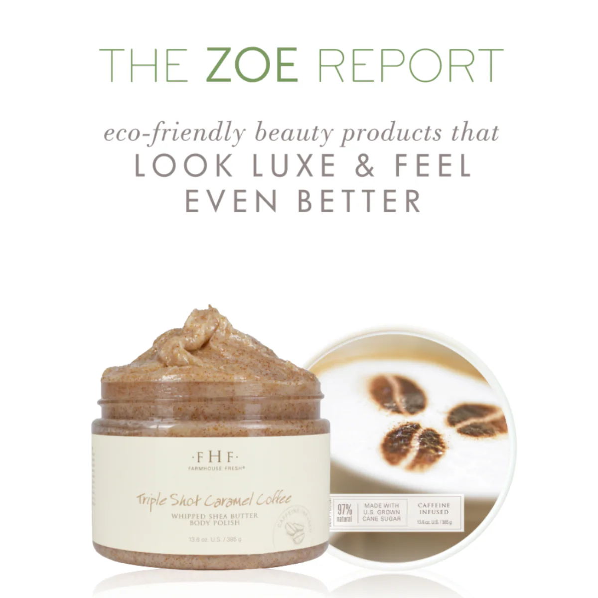 Triple Shot Caramel Coffee Whipped Shea Butter Body Polish - Image 6