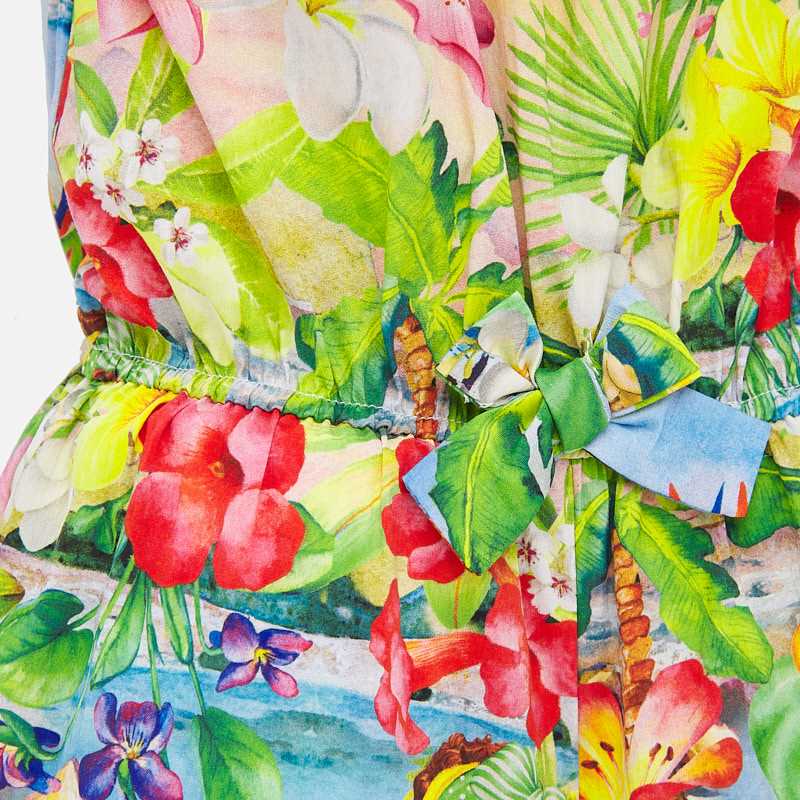 Tropical Poplin Romper - Image 3