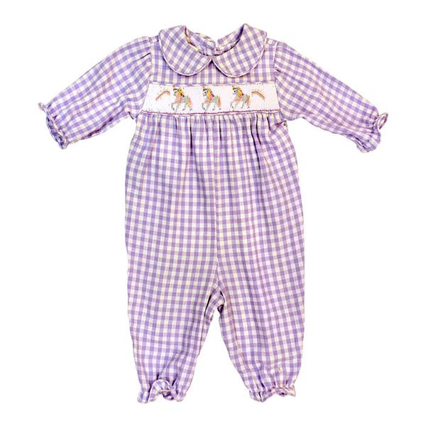 Smocked Unicorn Romper