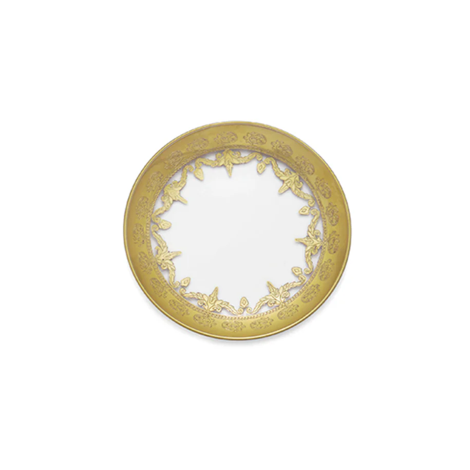 Vetro Gold Bread/Canape Plate