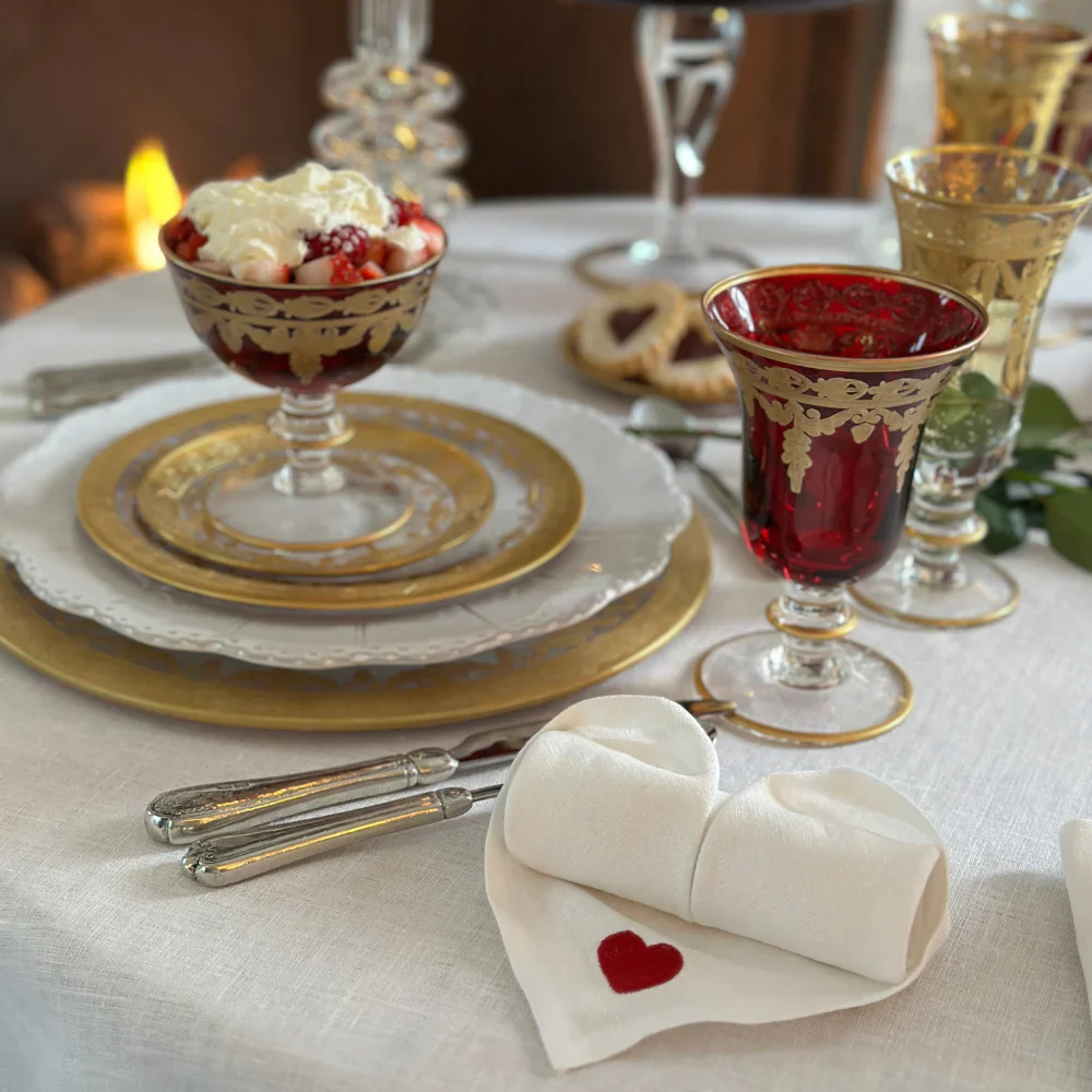 Vetro Gold Red Compote - Image 2