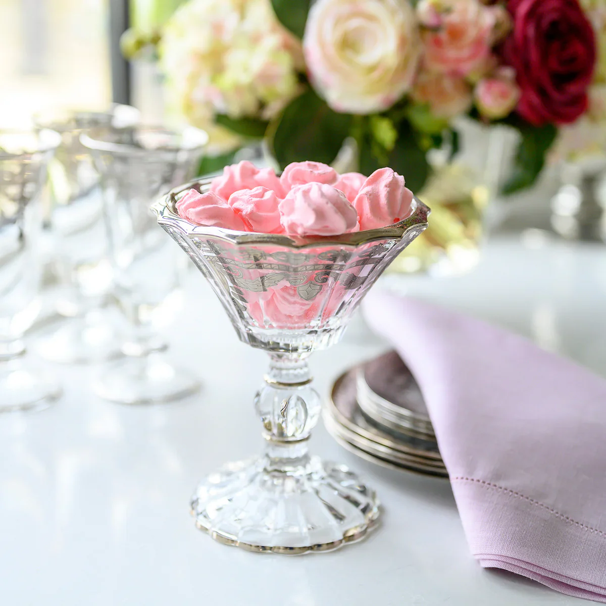 Vetro Platinum Petite Pedestal Candy Dish - Image 2