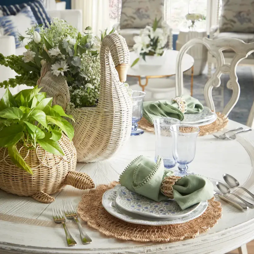 Villa Seville Scalloped Dessert/Salad Plate - Chambray - Image 7