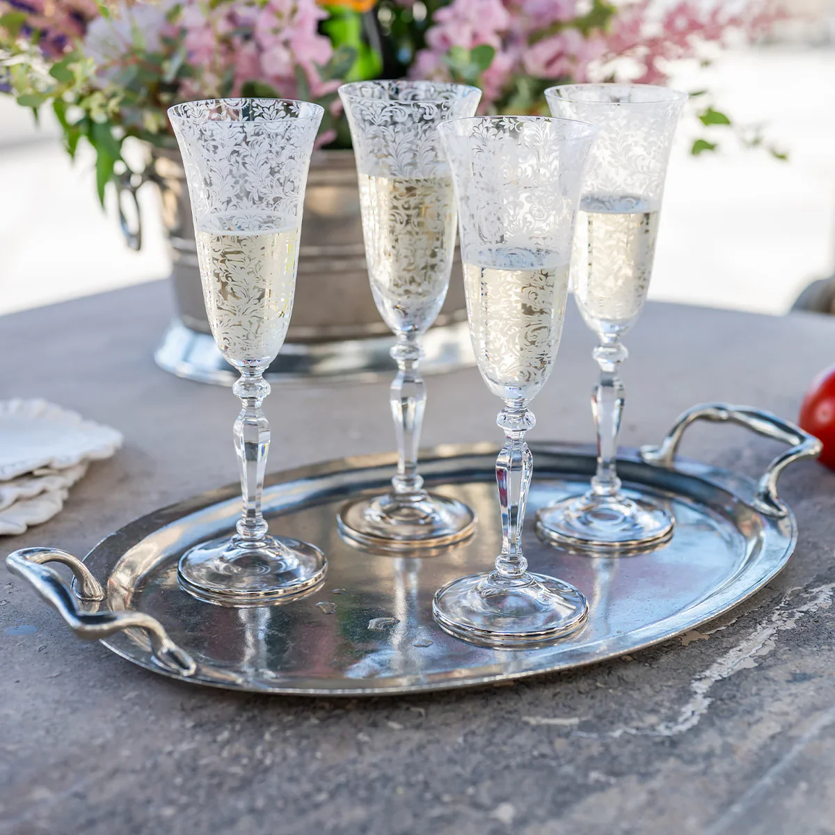 Vintage Medium Tray with Handles - Image 2