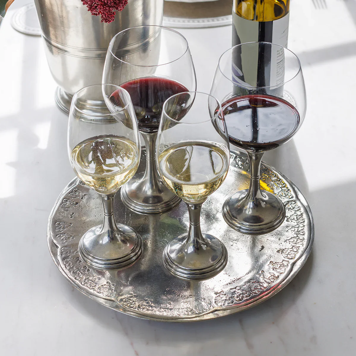 Vintage Pewter Cake Plate - Image 3