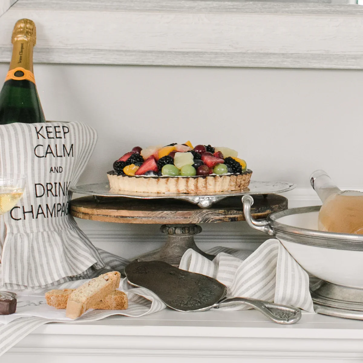 Vintage Pewter Cake Plate - Image 6