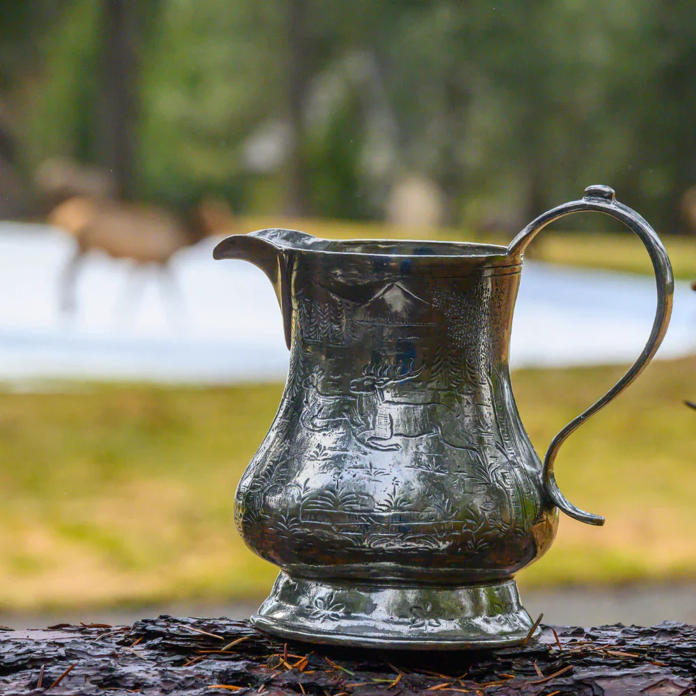 Vintage Pitcher with Deer - Image 3