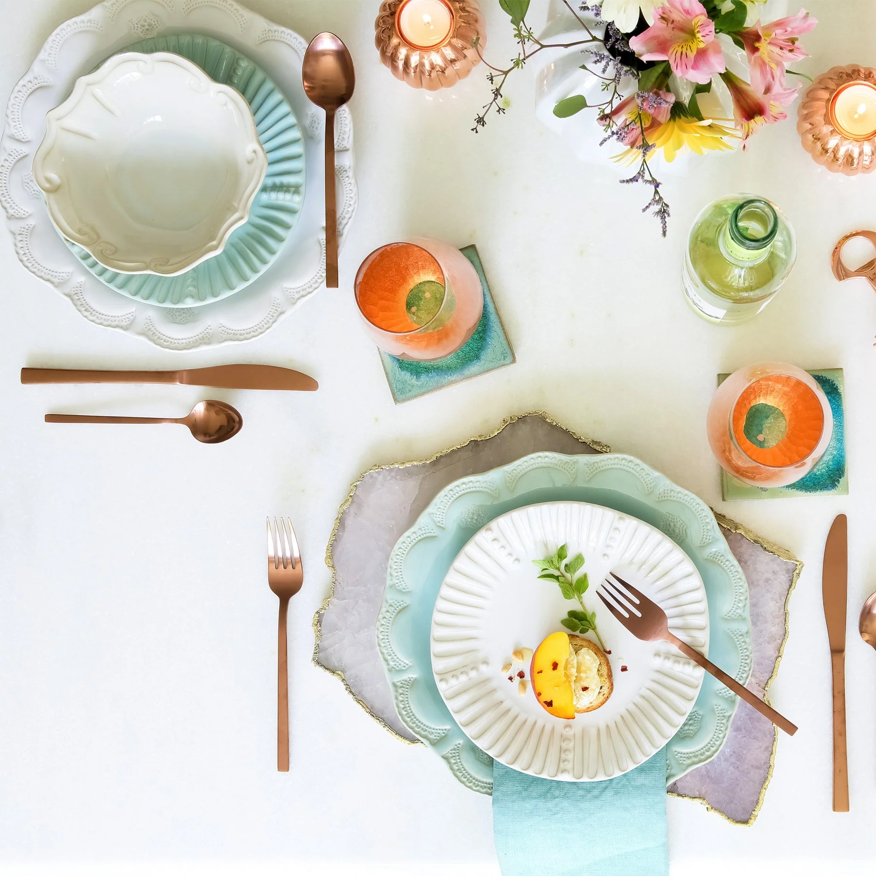White Incanto Stone Lace Dinner Plate - Image 3