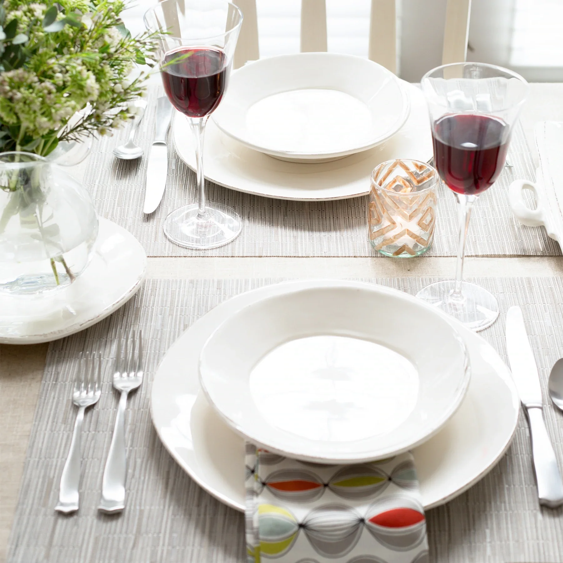 Lastra White Pasta Bowl - Image 6