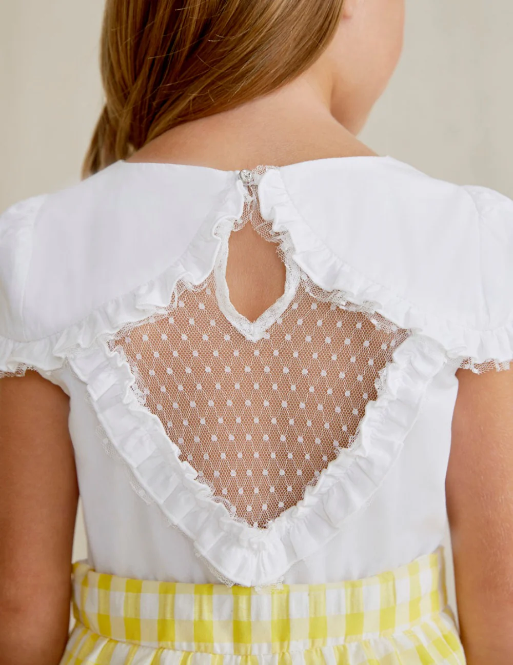 White Poplin Blouse - Image 3