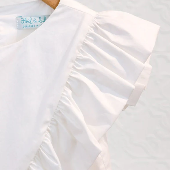 White Poplin Blouse - Image 3