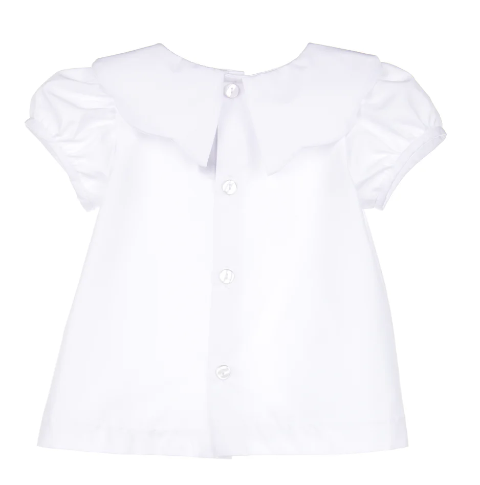 White Scallop Top - Image 2