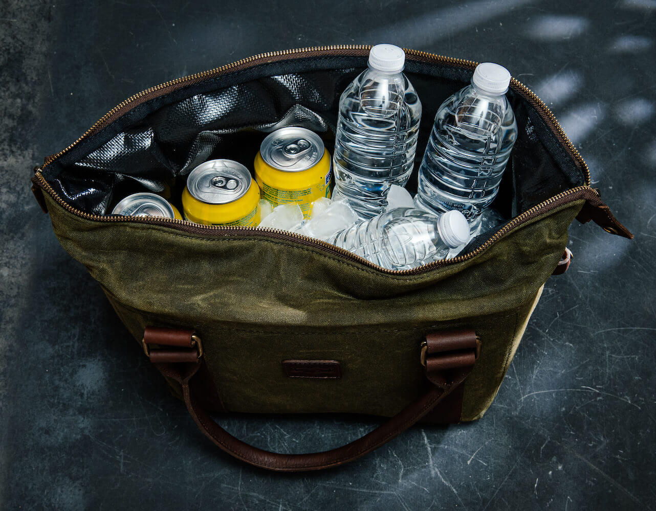 White Wing Waxed Canvas Cooler - Image 7