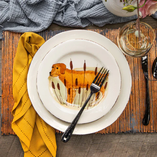 Wildlife Hunting Dog Salad Plate - Image 4