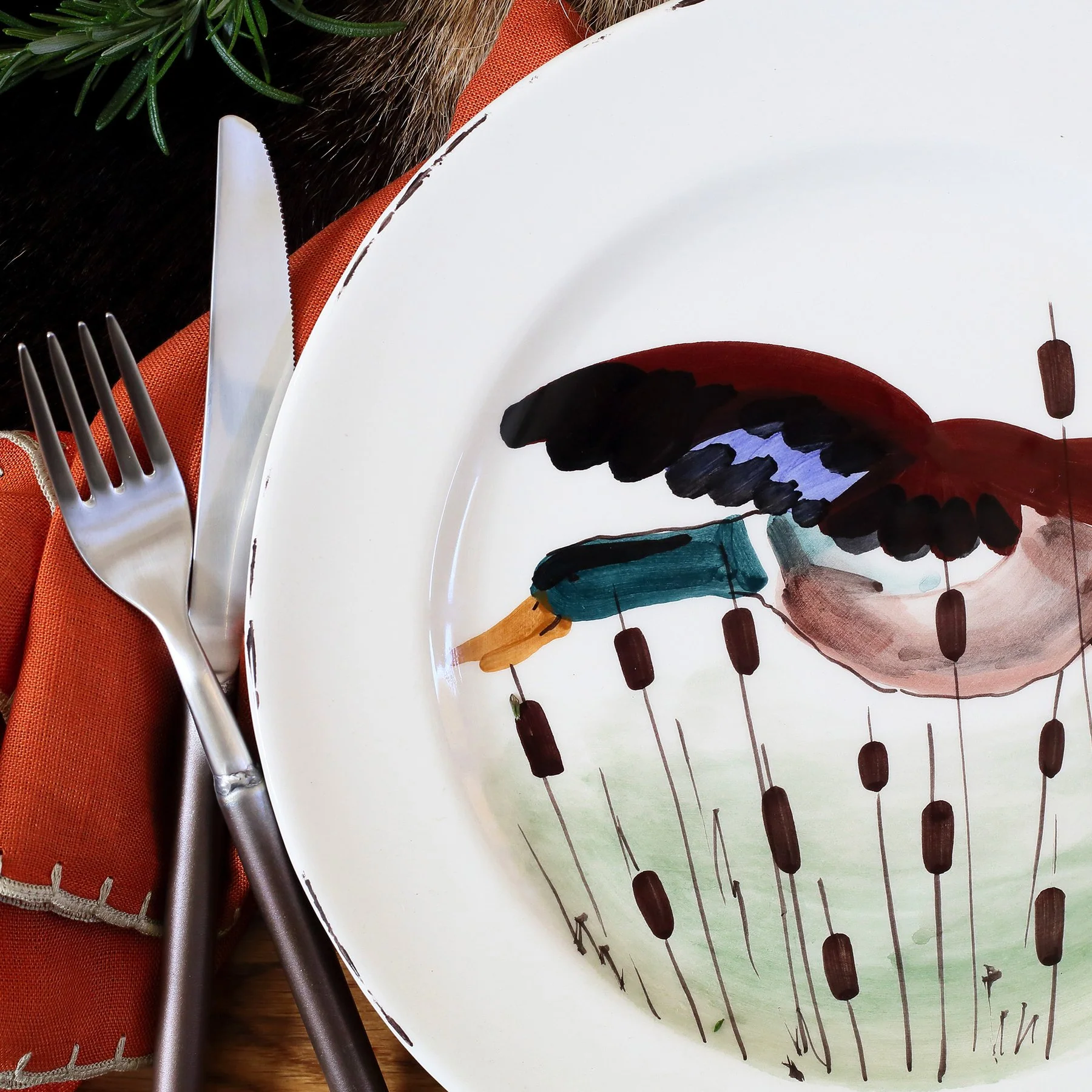 Wildlife Mallard Dinner Plate - Image 4