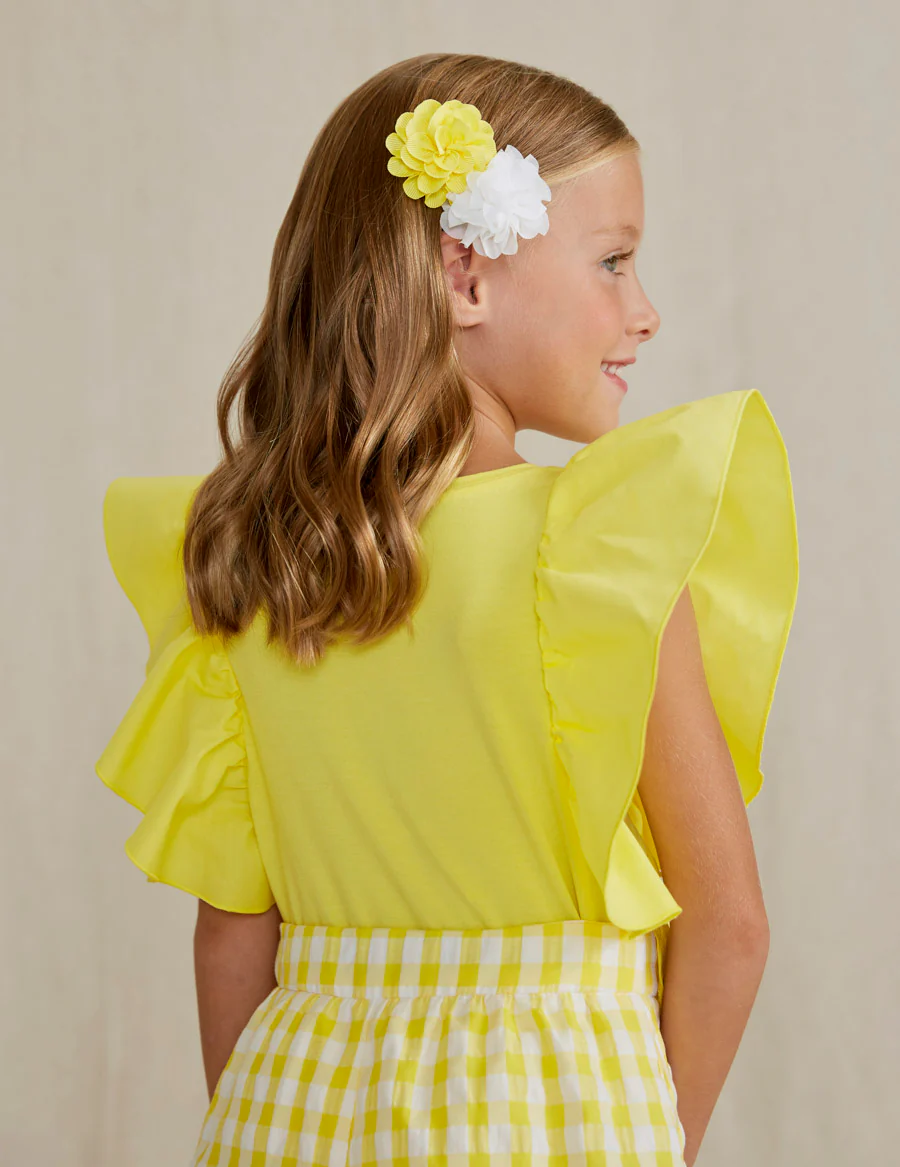 Yellow Checkered Skort - Image 4