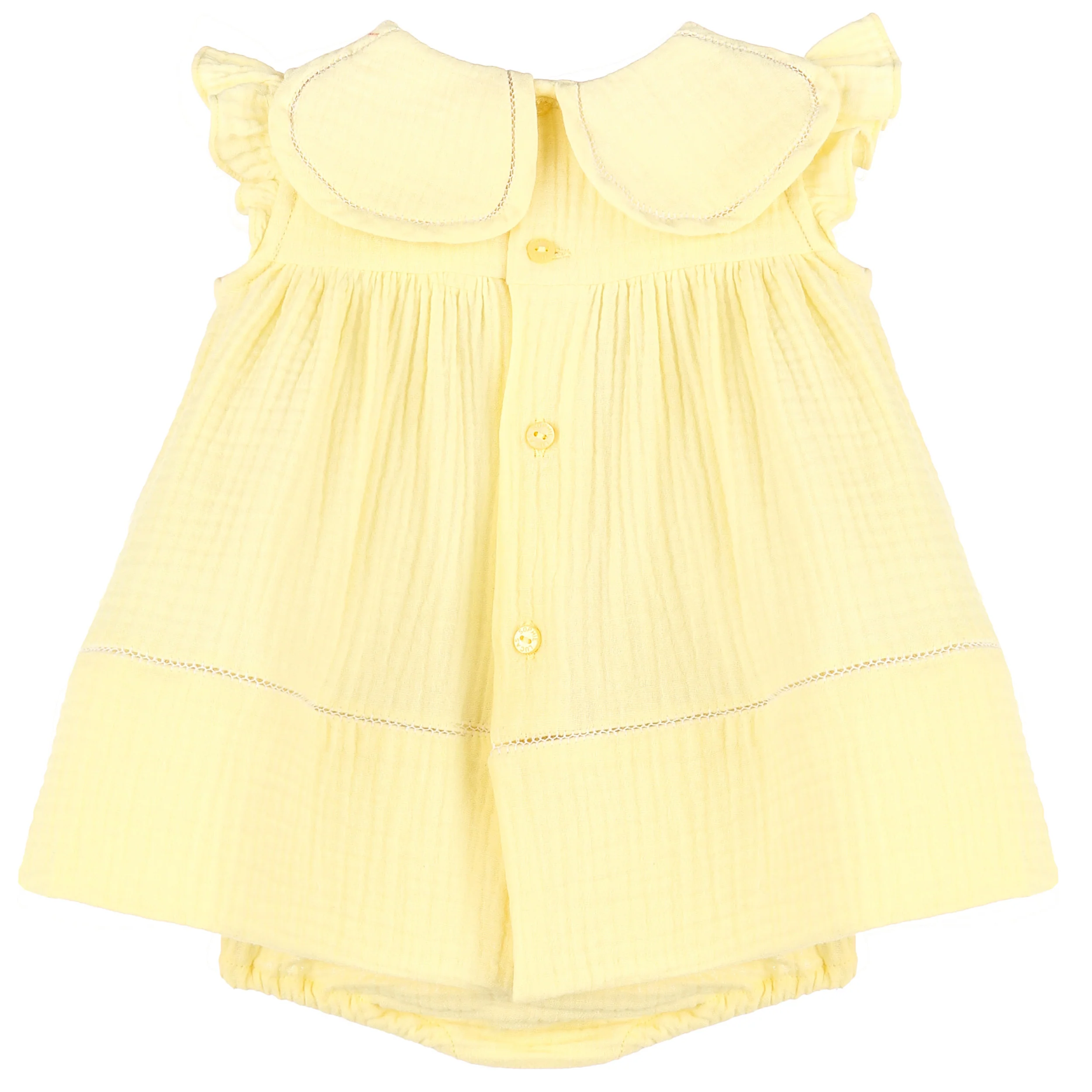 Yellow Cuddle Cotton Petal Float Dress - Image 2